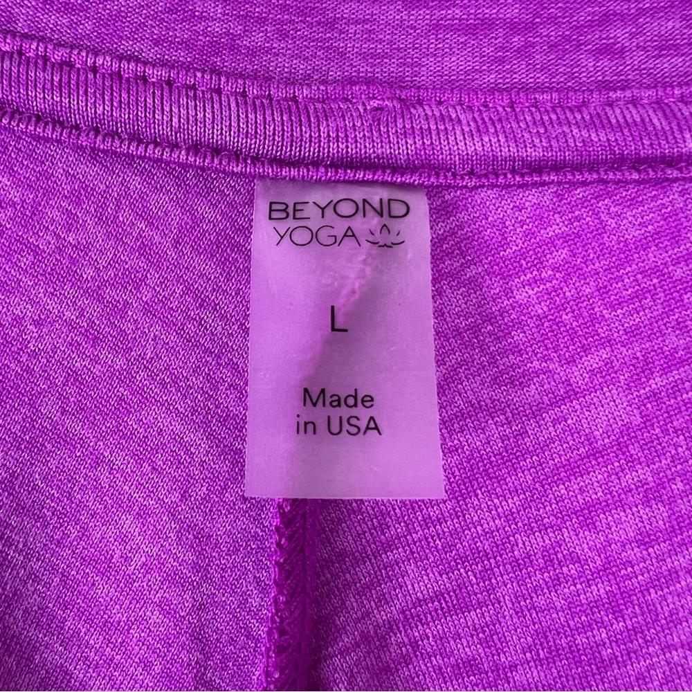 Beyond Yoga Featherweight Inner Circle Pullover Purple Size Large - Picture 3 of 12